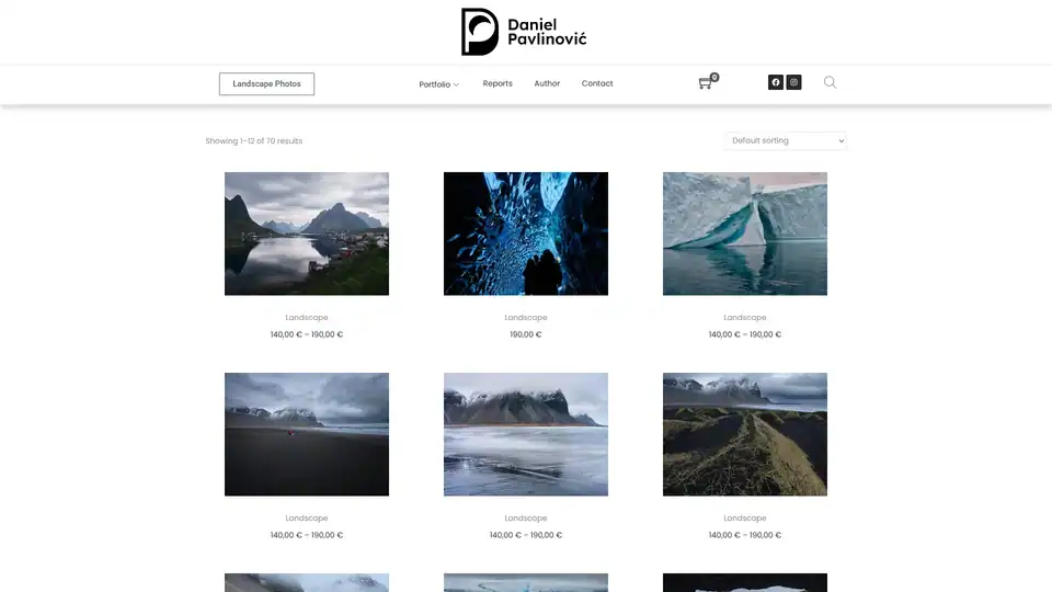 Screenshot web stranice Danielpavlinovic - danielpavlinovic.com