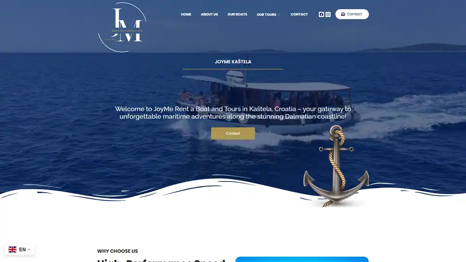 Screenshot web stranice Joyme - joyme.hr